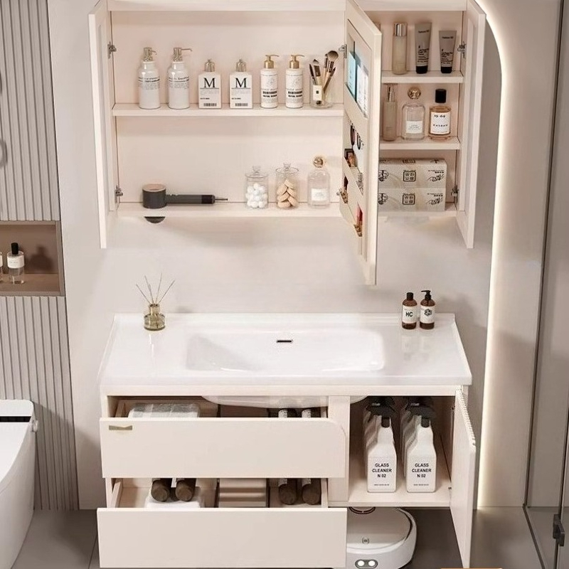 #Home Ceramic integrated basin - Home Bathroom Vanity Combo 评论和价格
